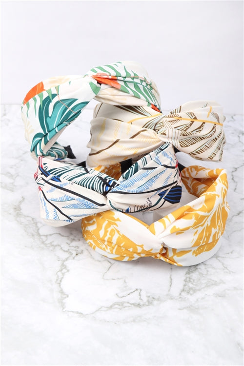 Knotted Print Headband