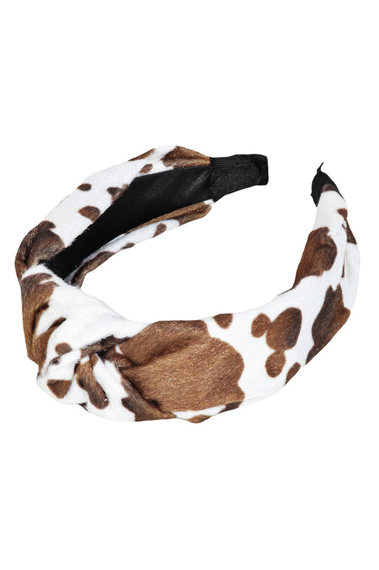 Cow Print Headband