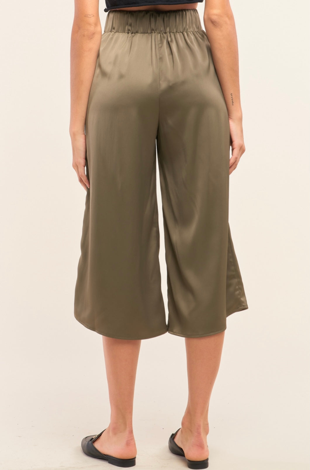 Olive Capri Pants