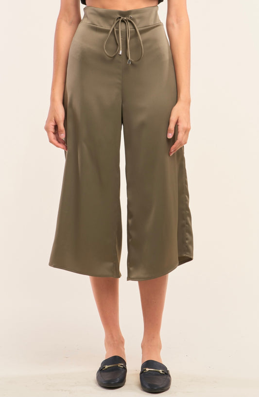 Olive Capri Pants