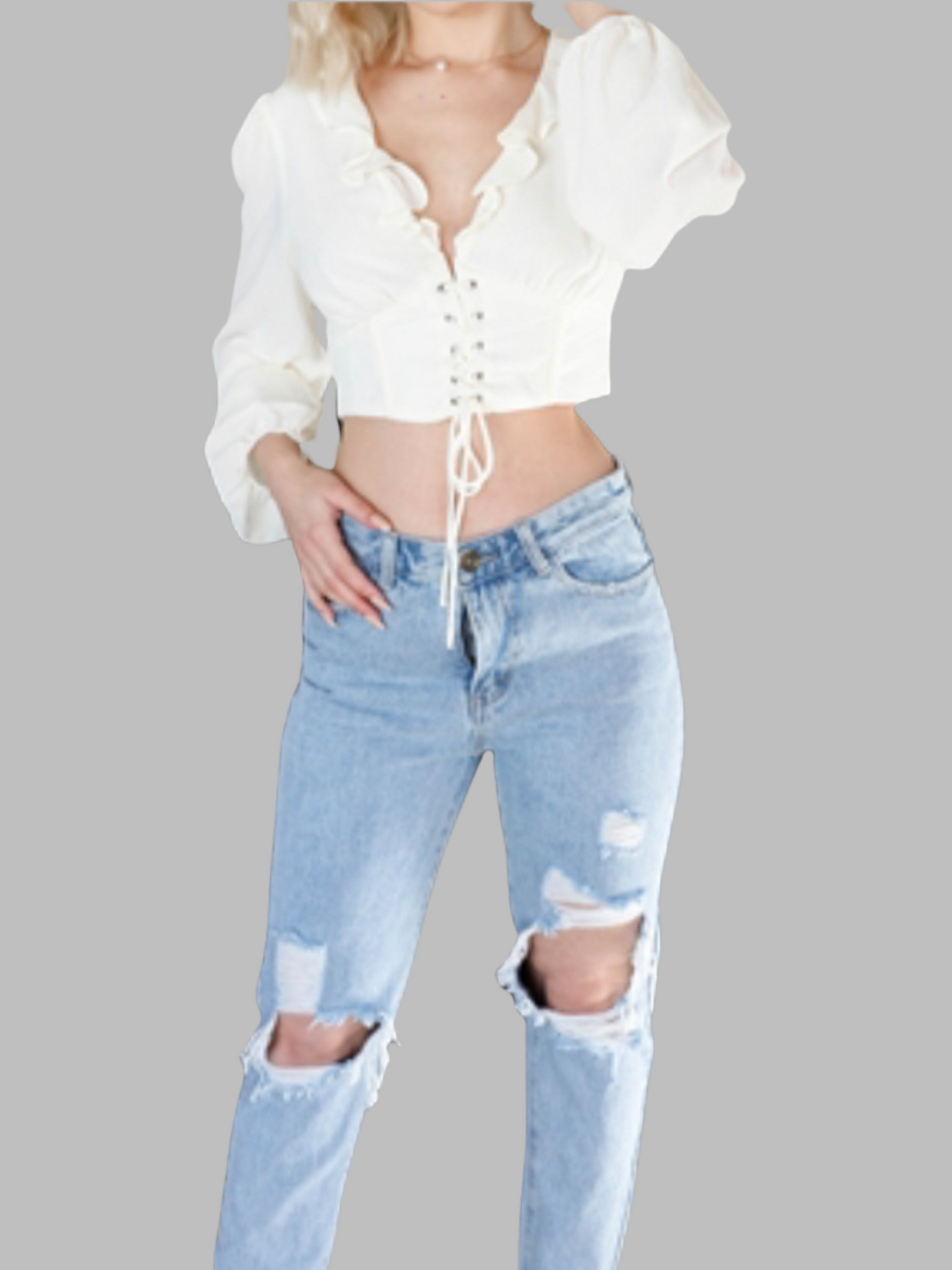 Ivory Crop Top