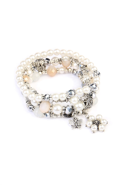 Pearl Multi Stack Bracelet