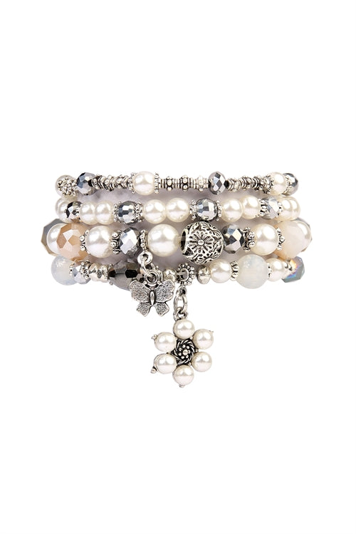 Pearl Multi Stack Bracelet