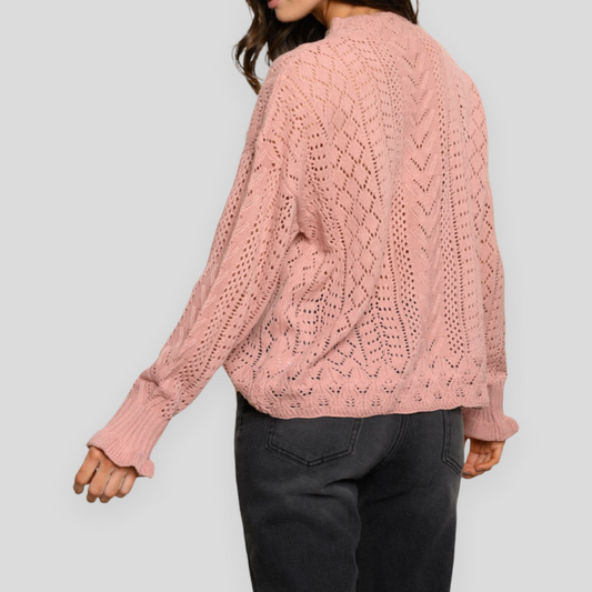 Knitted Pink Sweater