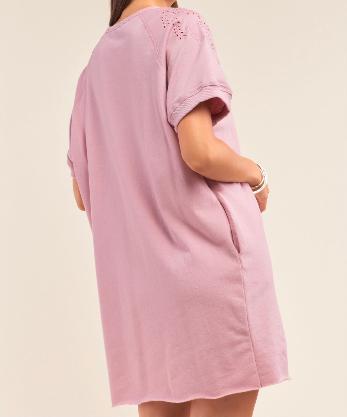 Pink T-shirt Dress