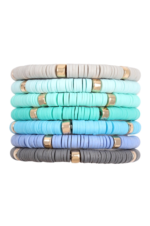 Turquoise Vegan Leather Stack