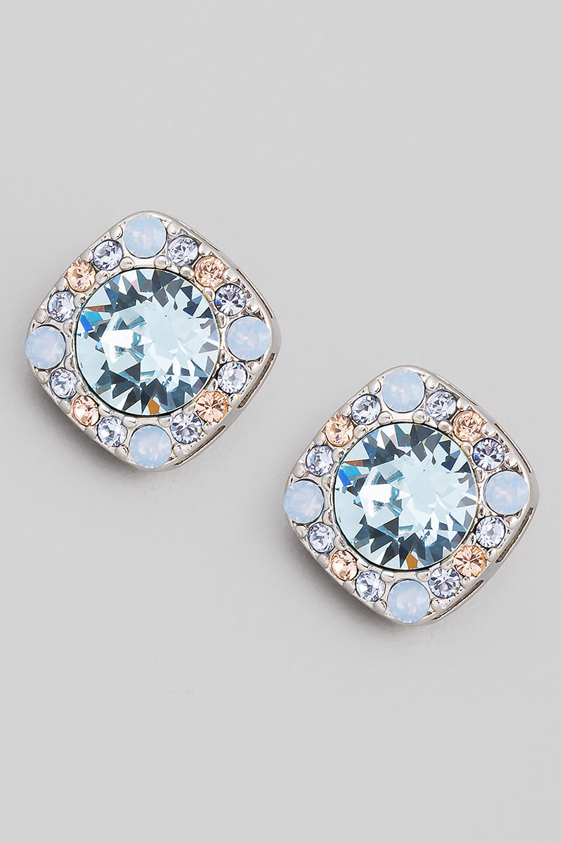 Baby Blue Swarovski Earrings