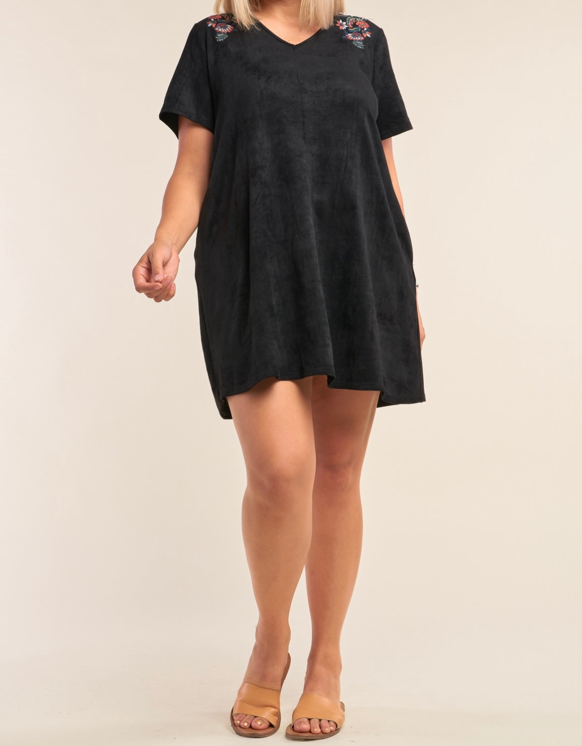 Black Suede Dress